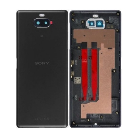 Sony Xperia 10 takaakkukansi (musta) (käytetty grade B, alkuperäinen)