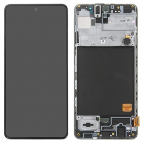 Samsung A515 Galaxy A51 (2020) näyttö (musta) (service pack) (alkuperäinen)