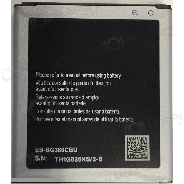 Samsung G360F Core Prime LTE / G360H Core Prime / G361 Core Prime / J200F J2 paristo / akku (2000mAh)