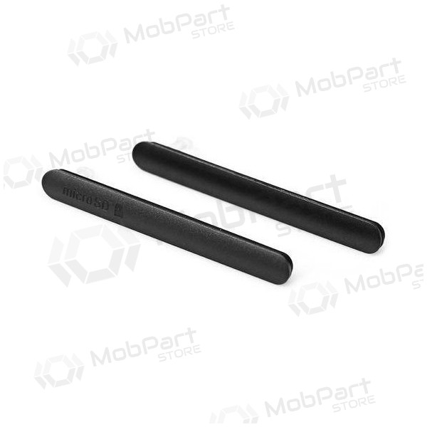 Sony Xperia Z3 D6603 microSD ja microUSB side covers (musta)