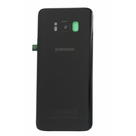 Samsung G950F Galaxy S8 takaakkukansi musta (Midnight black) (käytetty grade C, alkuperäinen)
