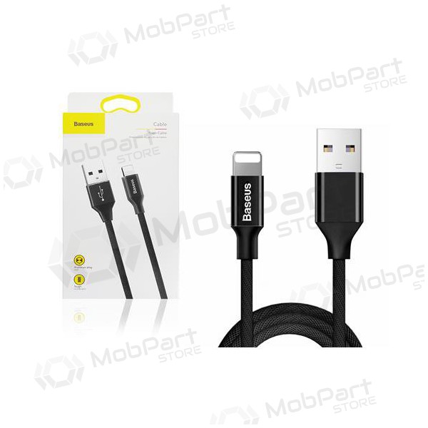 USB kaapeli Baseus Yiven USB Lightning 1.8m (musta) CALYW-A01