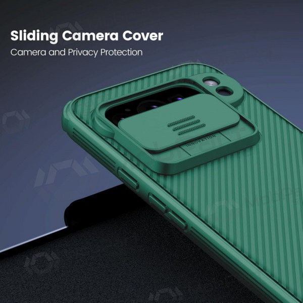 Google Pixel 7A suojakuori „Nillkin CamShield Pro“ (vihreä)