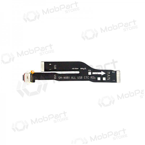 Samsung N980 / N981 Galaxy Note 20 latauspistorasian ja mikrofonin liitin (latausliitin) (service pack) (alkuperäinen)