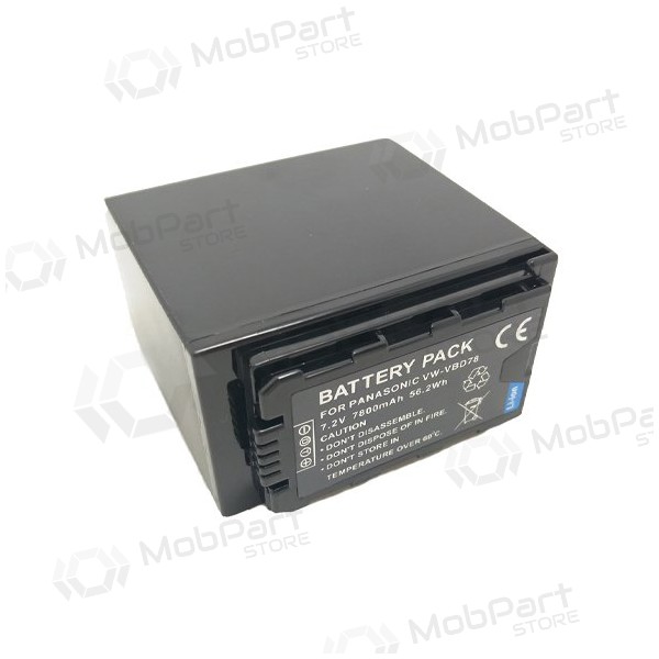 Panasonic VW-VBD78 7800mAh foto paristo / akku