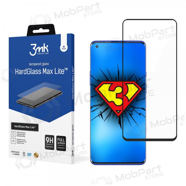 LCD apsauginis stikliukas 3mk Hard Glass Max Lite Samsung S928 S24 Ultra musta