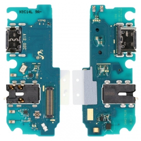 Samsung A125 Galaxy A12 2020 latauspistorasian ja mikrofonin liitin (latausliitin) (service pack) (alkuperäinen)