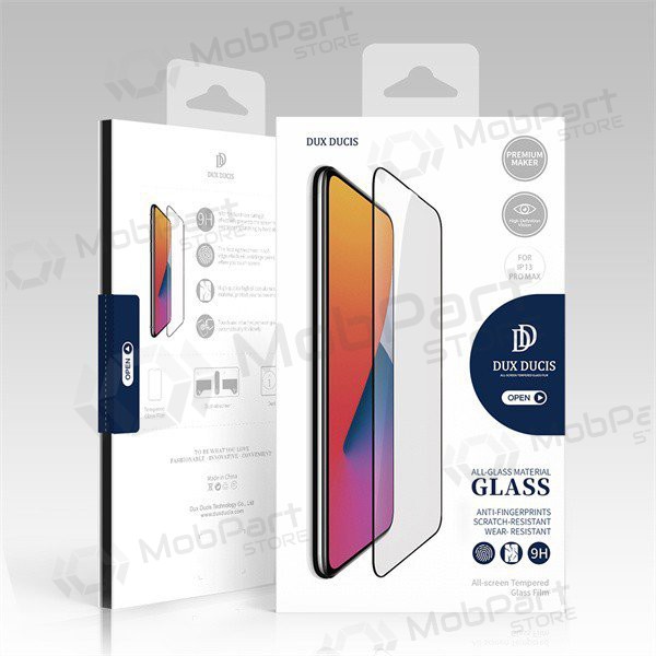 LCD apsauginis stikliukas Dux Ducis Xiaomi Redmi Note 12 Pro 5G/Poco X5 Pro 5G musta