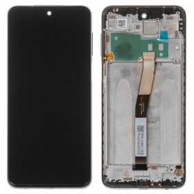 Xiaomi Redmi Note 9S näyttö (musta) (kehyksellä) (alkuperäinen)