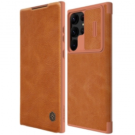 Puhelinkotelo / suojakotelo Nillkin Qin Leather Samsung A346 A34 5G musta