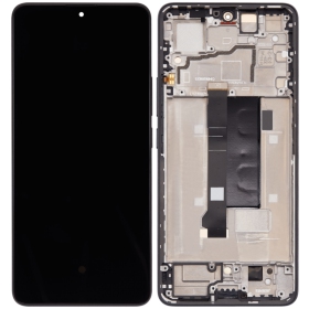 Xiaomi Redmi Note 13 Pro 5G / Poco X6 5G näyttö (musta) (kehyksellä) (Premium)