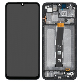 Xiaomi Redmi 12C näyttö (harmaa) (kehyksellä) (Premium)