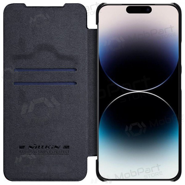 Puhelinkotelo / suojakotelo Nillkin Qin Pro Leather Samsung S906 S22 Plus 5G musta