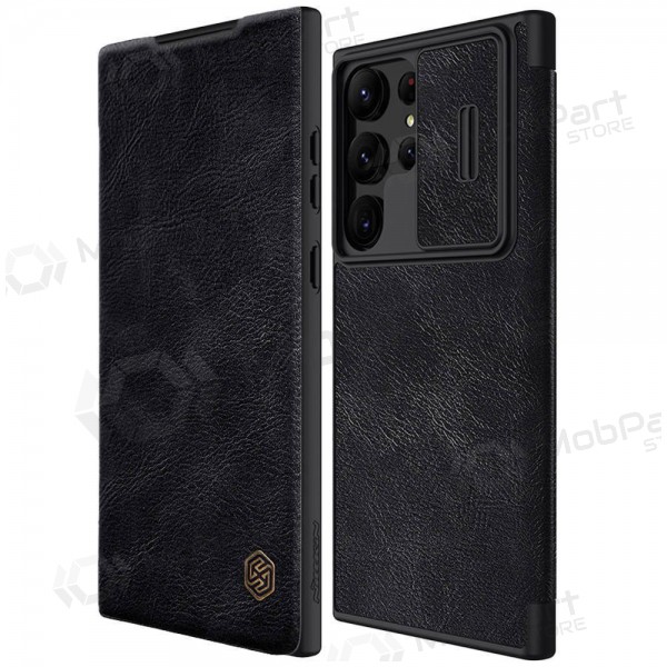 Puhelinkotelo / suojakotelo Nillkin Qin Pro Leather Samsung S916 S23 Plus 5G musta