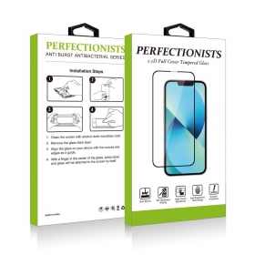 LCD apsauginis stikliukas 2.5D Perfectionists Apple iPhone 15 Plus musta