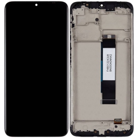 Xiaomi Redmi Note 9 näyttö (harmaa) (kehyksellä) (Premium)