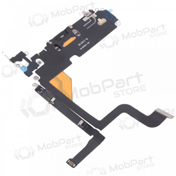 Apple iPhone 13 Pro latauspistorasian ja mikrofonin liitin (latausliitin) (musta)