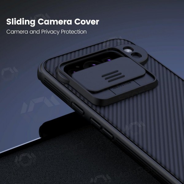 Google Pixel 7A suojakuori „Nillkin CamShield Pro“ (musta)