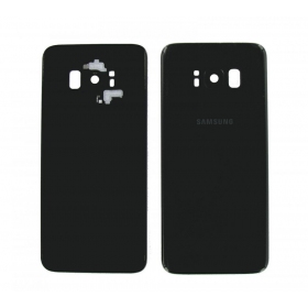 Samsung G955F Galaxy S8 Plus takaakkukansi musta (Midnight black) (käytetty grade A, alkuperäinen)