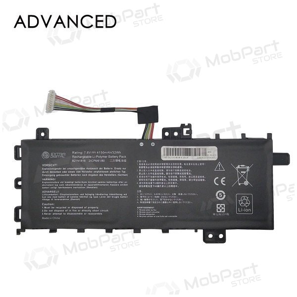 ASUS B21N1818, 4150mAh kannettavan tietokoneen akku, Advanced