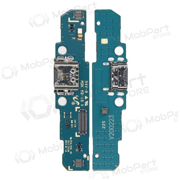 Samsung T510 / T515 Galaxy Tab A 10.1 2019 latauspistorasian ja mikrofonin liitin (latausliitin) (service pack) (alkuperäinen)