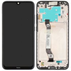 Xiaomi Redmi Note 8 / Note 8 2021 näyttö (musta) (kehyksellä) (Premium)