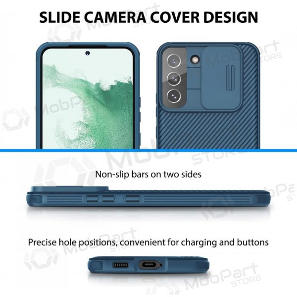 Google Pixel 7 Pro suojakuori „Nillkin CamShield Pro“ (sininen)