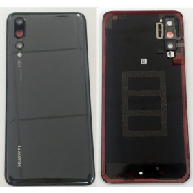 Huawei P20 Pro takaakkukansi (musta) (service pack) (alkuperäinen)