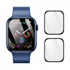 LCD apsauginis stikliukas Dux Ducis Pmma (2Pack) Apple Watch 45mm musta