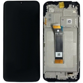 Xiaomi Poco M4 5G / Poco M5 4G / Redmi 10 5G / Redmi Note 11E 5G näyttö (musta) (kehyksellä) (Premium)