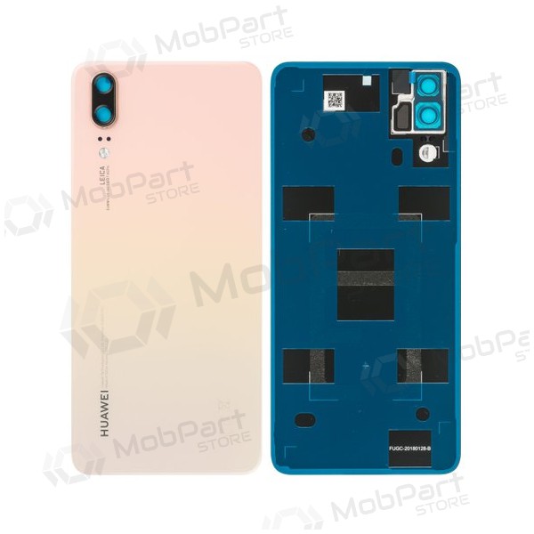 Huawei P20 takaakkukansi (pinkki / kultainen) (service pack) (alkuperäinen)