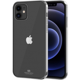 Apple iPhone X / XS puhelinkotelo / suojakotelo Mercury Goospery "Jelly Clear" (läpinäkyvä)