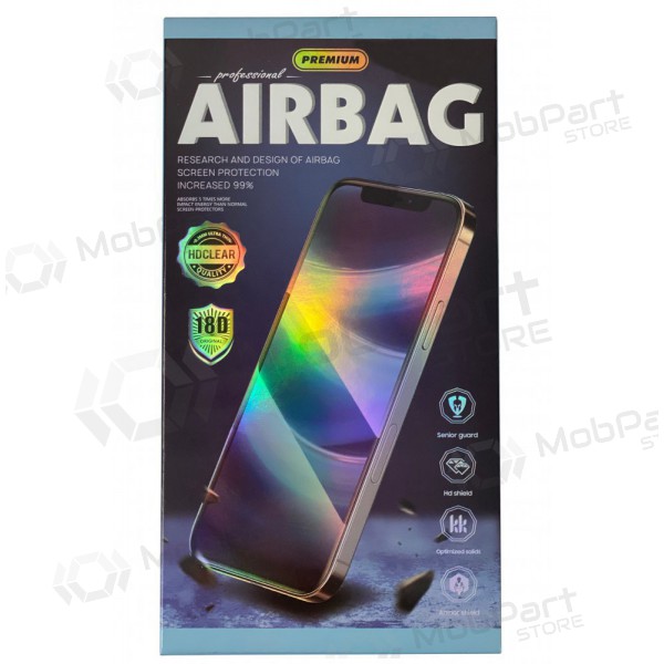 Samsung A125 Galaxy A12 näytön panssarilasi "18D Airbag Shockproof"