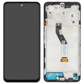 Xiaomi Poco M4 Pro 5G / Redmi Note 11S 5G / Redmi Note 11T 5G näyttö (musta) (kehyksellä) (Premium)