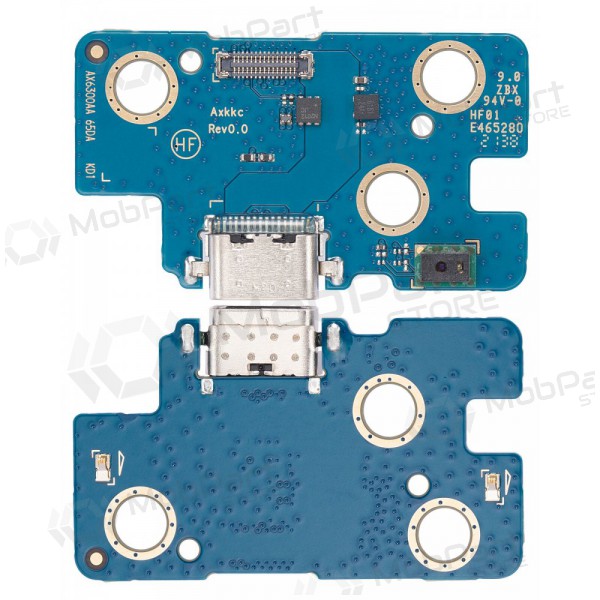 Samsung X200 / X205 Galaxy TAB A8 2021 latauspistorasian ja mikrofonin liitin (latausliitin) (service pack) (alkuperäinen)