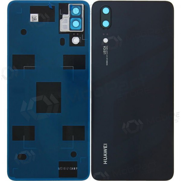 Huawei P20 takaakkukansi (musta) (service pack) (alkuperäinen)