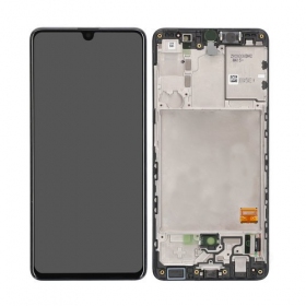 Samsung A415 Galaxy A41 2020 näyttö (musta) (kehyksellä) (service pack) (alkuperäinen)