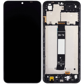 Xiaomi Redmi A1 / A1+ näyttö (musta) (kehyksellä) (Premium)