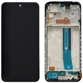 Xiaomi Redmi Note 12S näyttö (musta) (kehyksellä) (Premium)