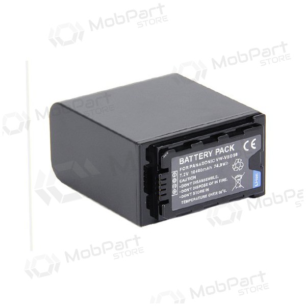 Panasonic VW-VBD98 10400mAh foto paristo / akku