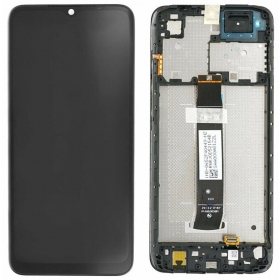Xiaomi Redmi A2 / A2+ näyttö (musta) (kehyksellä) (Premium)