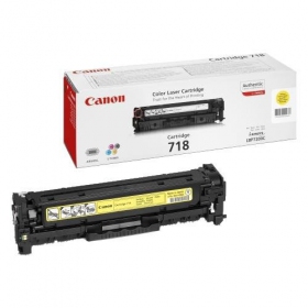 Canon CRG 718 (2659B002) keltainen kasetti lasertulostimille, 2900 sivut.