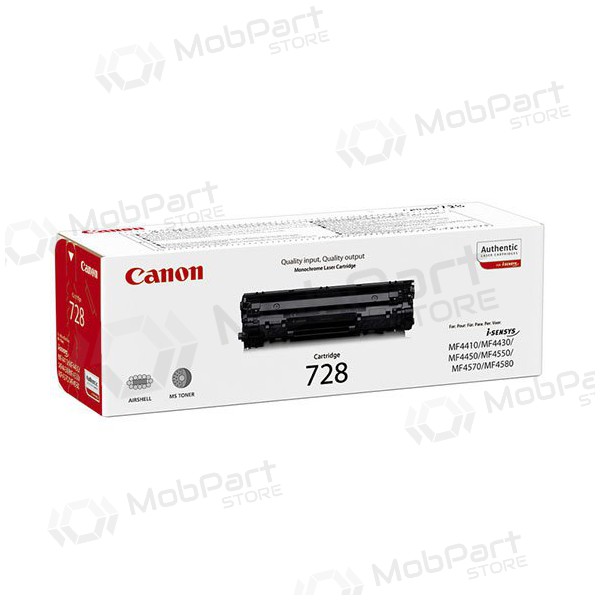 Canon CRG 728 (3500B002) musta kasetti lasertulostimille, 2100 sivut.