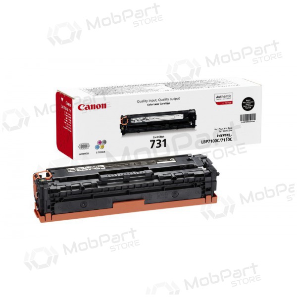 Canon CRG 731 (6272B002) musta kasetti lasertulostimille, 1400 sivut.